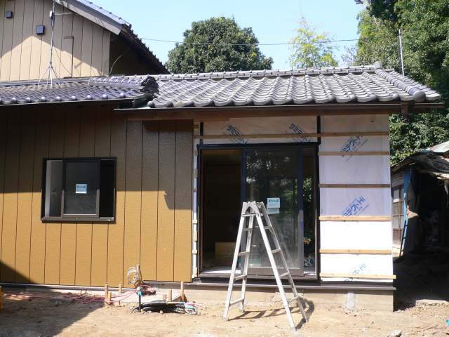 栃木小山　古民家再生オール電化外壁
